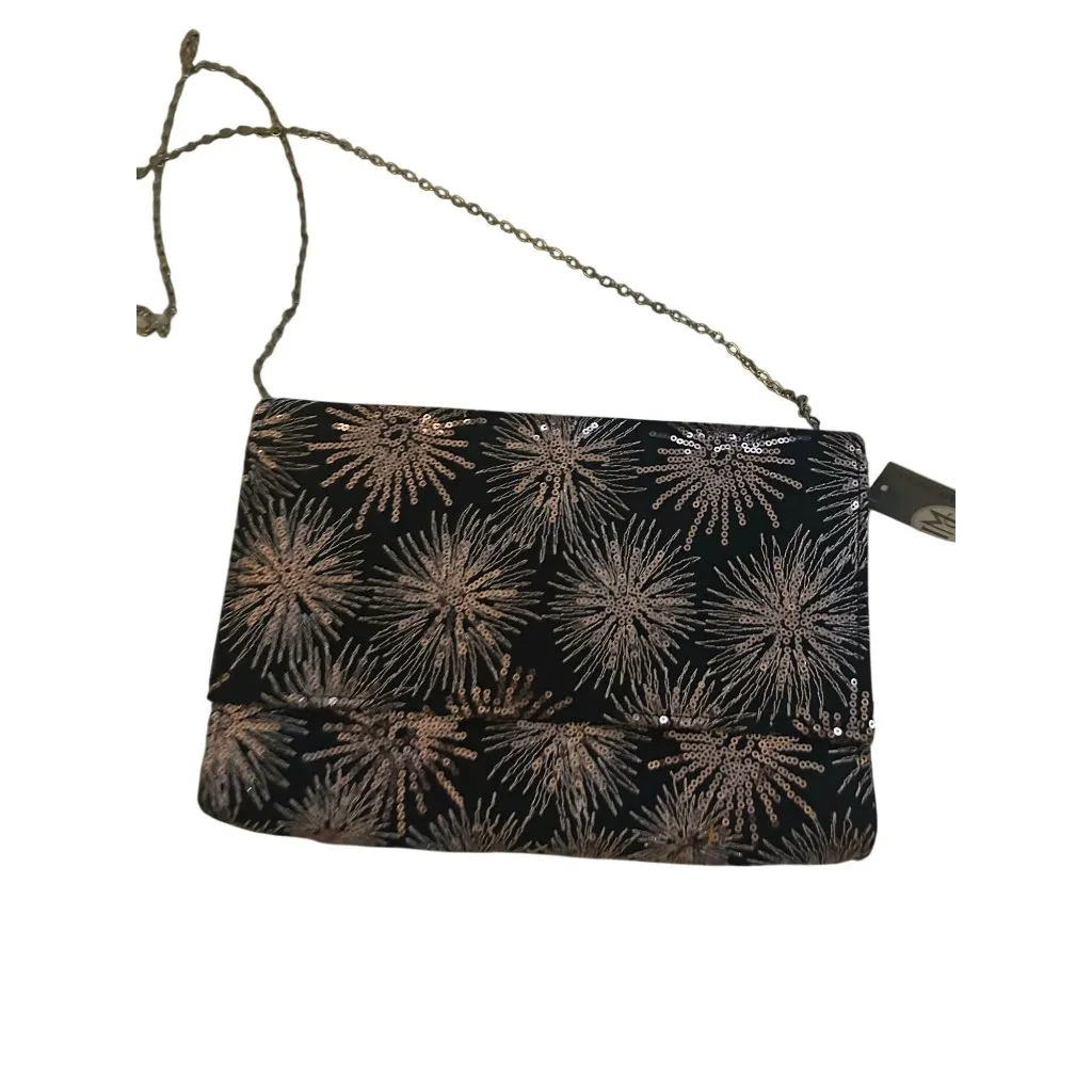 JESSICA MCCLINTOCK Starburst Sequin Crossbody Bag NEW NWT - Image 2