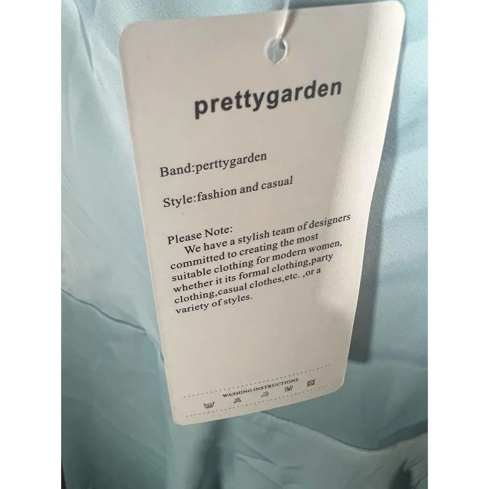 Pretty Garden Fashion and Casual Dress Light Blue NWT Size M - Image 5