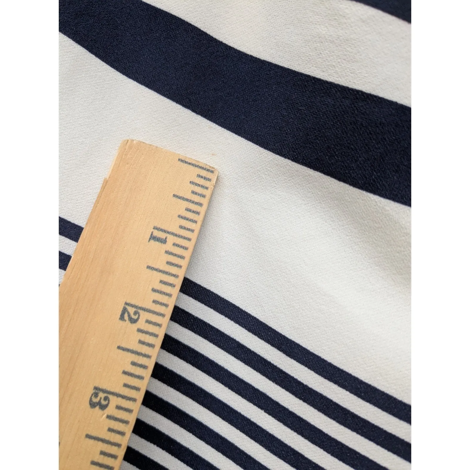 Eliza J Midi Dress Off the Shoulder Long Sleeve Bodycon Blue White Stripes Sz 4 - Image 14