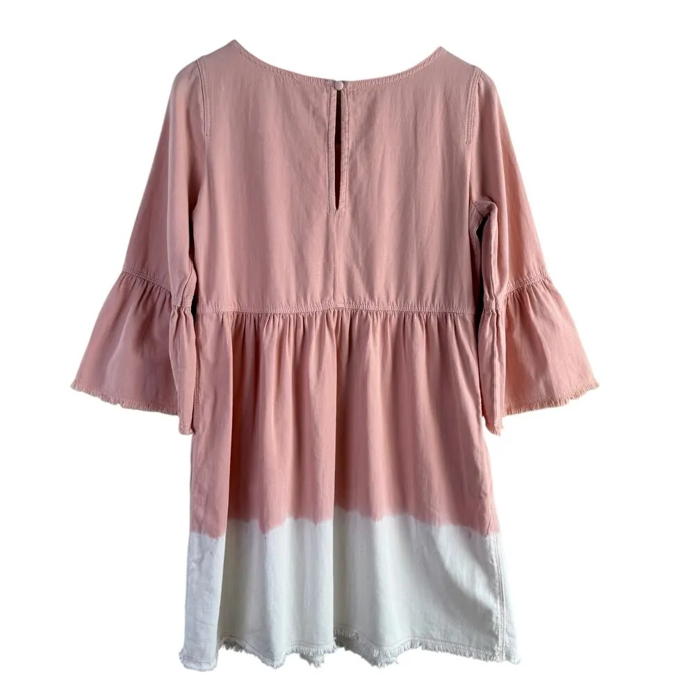 Anthropologie Holding Horses‎ Lilibet Pink Ombre Boho Babydoll Dress, Size 4 - Image 14