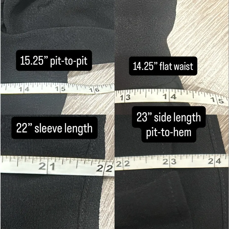 Aritzia Sunday Best Black Halle Puff Sleeve Babydoll Mini Dress Balletcore Witch - Image 12