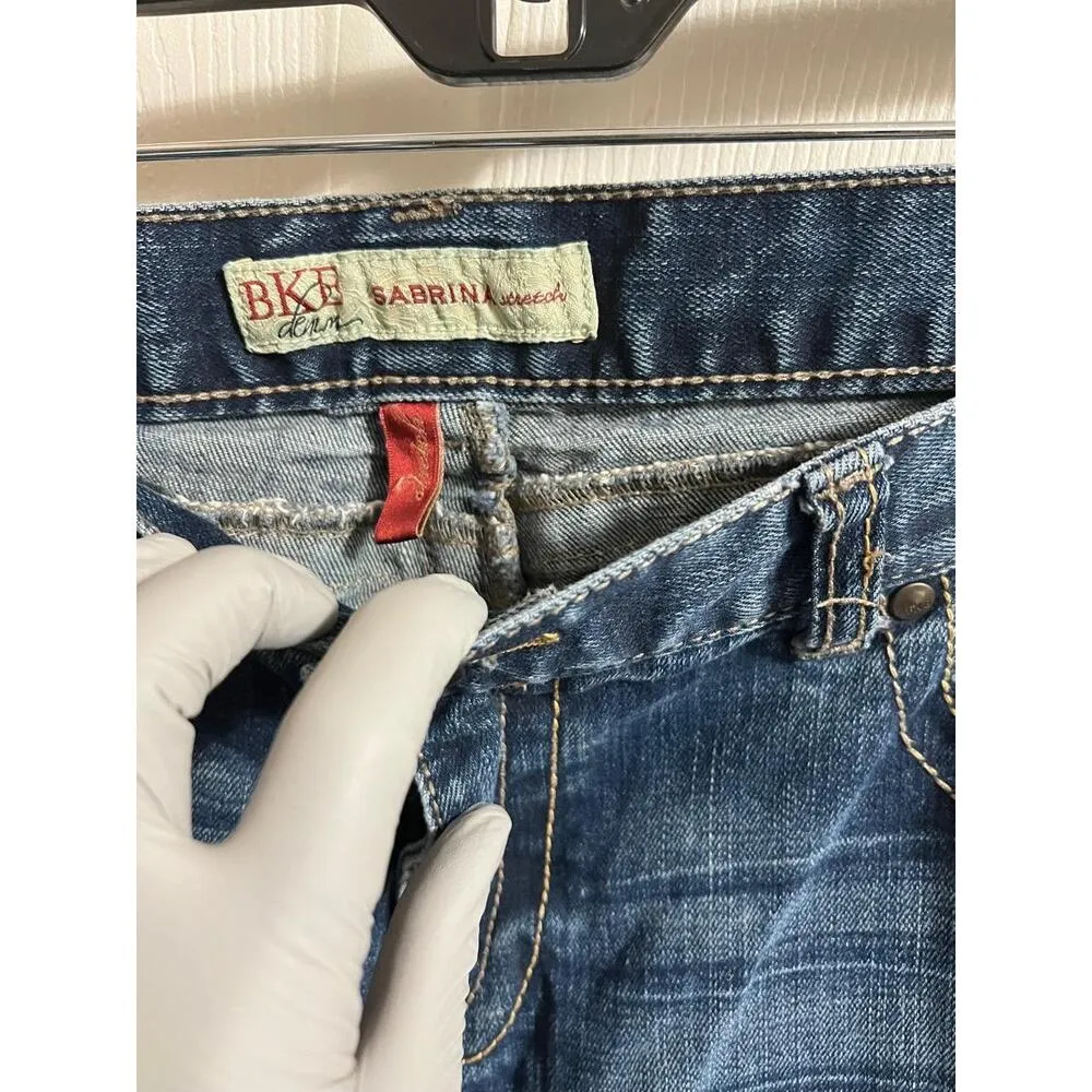 Buckle BKE Sabrina Stretch Flared Jeans Womens Size 34/35.5 Blue - Image 4