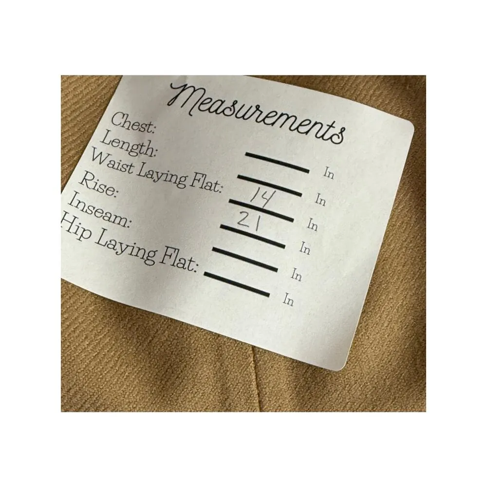 J. Crew Wool Button Accent Pencil Knee Skirt Zip Up Back Lined 2 Camel Beige - Image 8