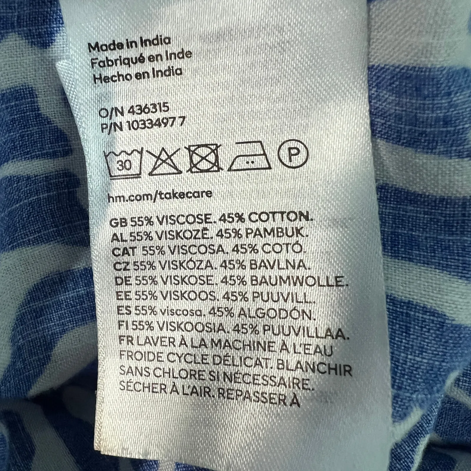 H&M Floral Top Womens XXL Relaxed Comfort Lightweight Minimalist Breathable - Image 7