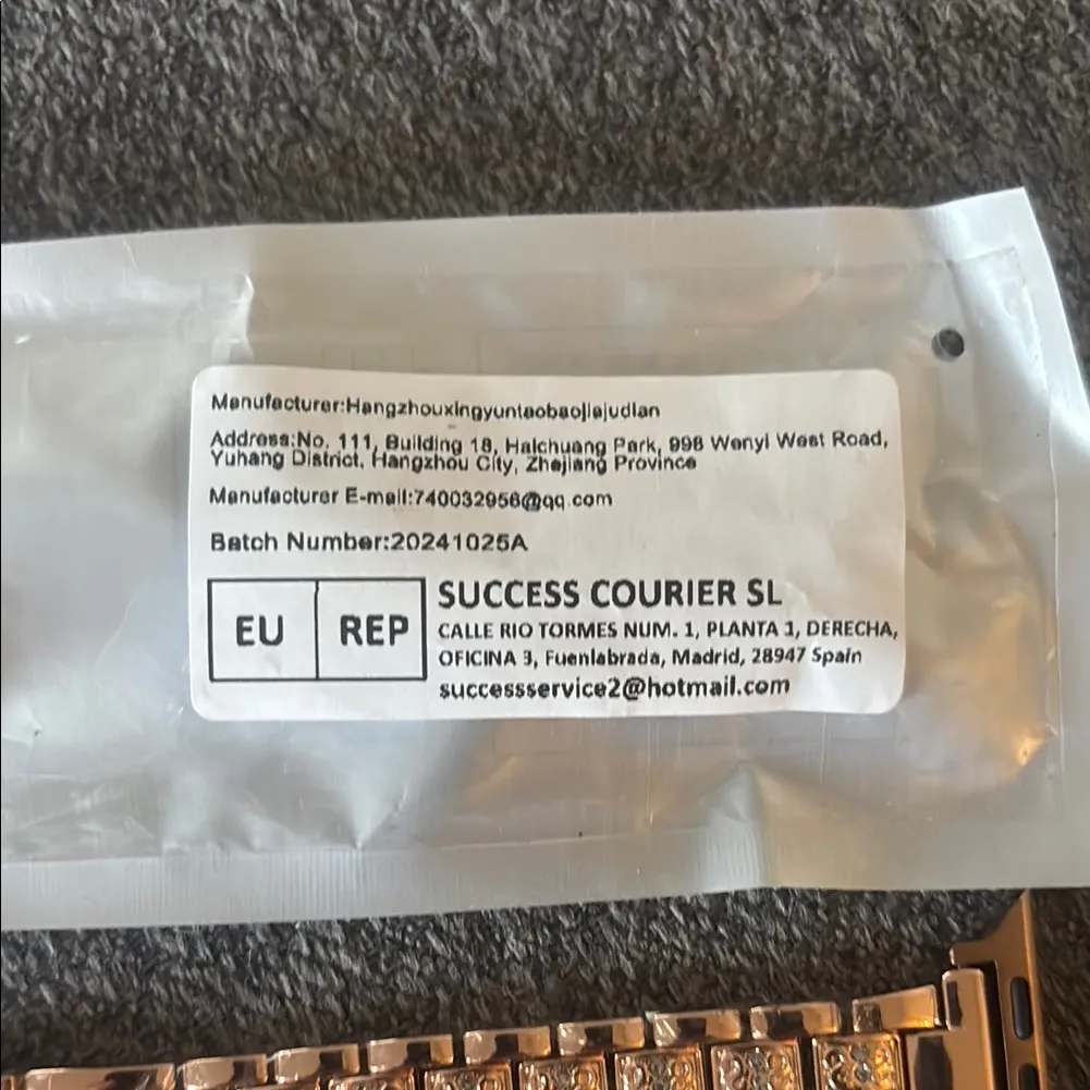 Rose Gold Watch Band with Tool - Image 2