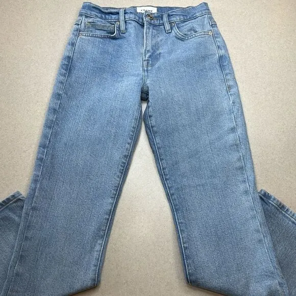 Frame Le High Straight Jean 25 Caye‎ Sand - Image 5