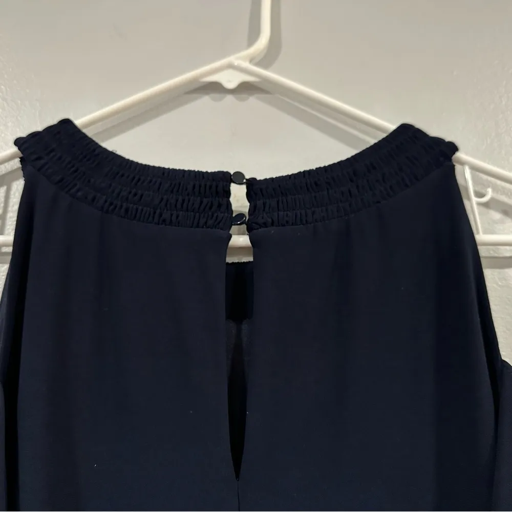 Nine West Navy Blue Cold Shoulder Dress 12 - Image 4