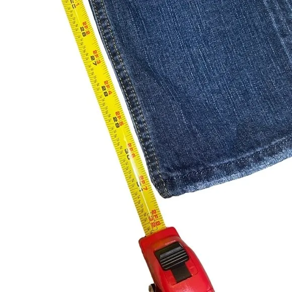 Y2K Diesel Women's Size 6 Babel Straight Leg Jean Embroidered Pocket‎ Western - Image 9