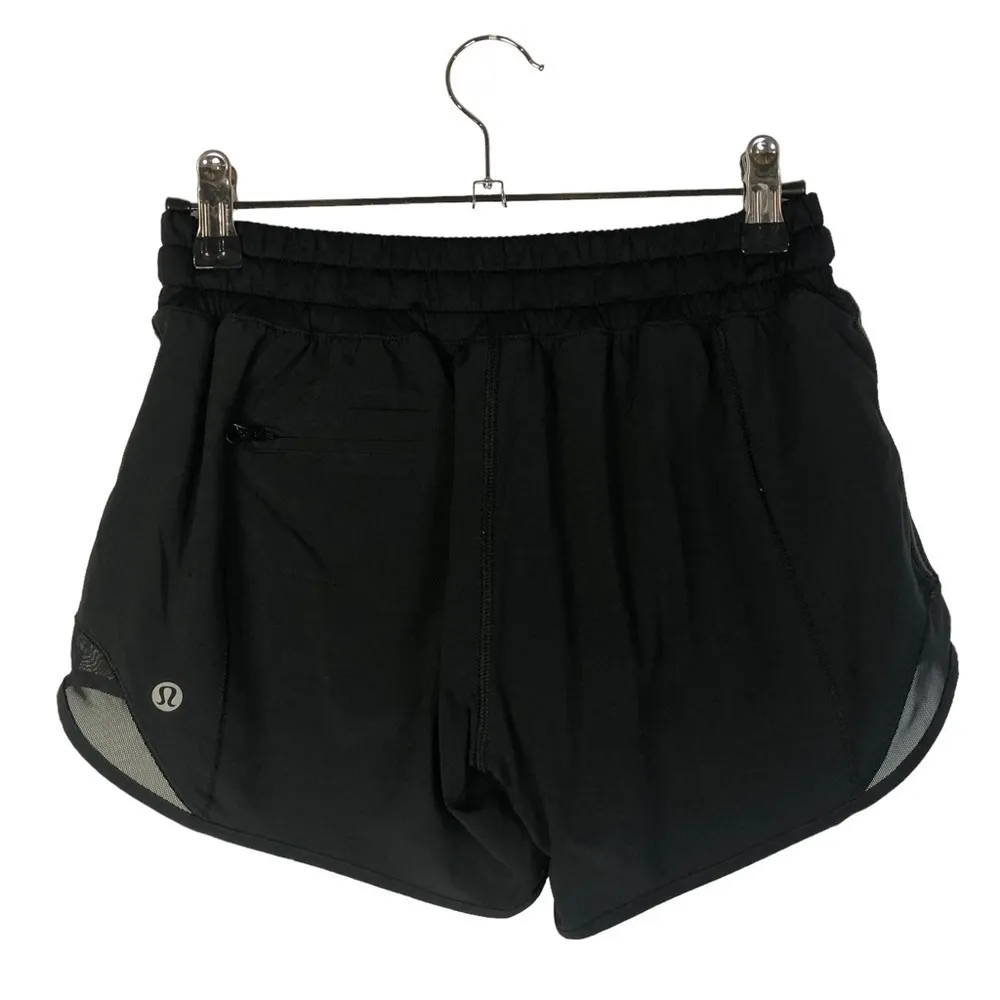Lululemon Hotty Hot Black Athletic Shorts 2 - Image 4