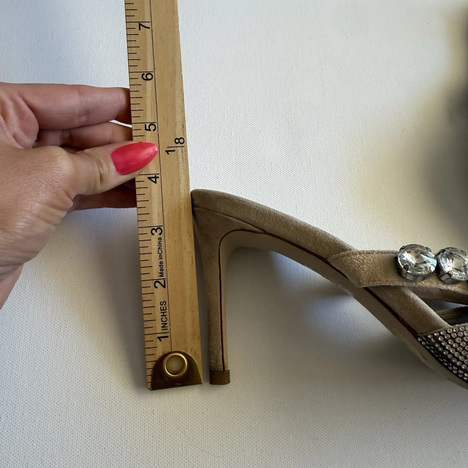 Rare Jeffrey Campbell Mule Slide  Rhinestones Rainbow‎ Silver Heel 8.5 - Image 6