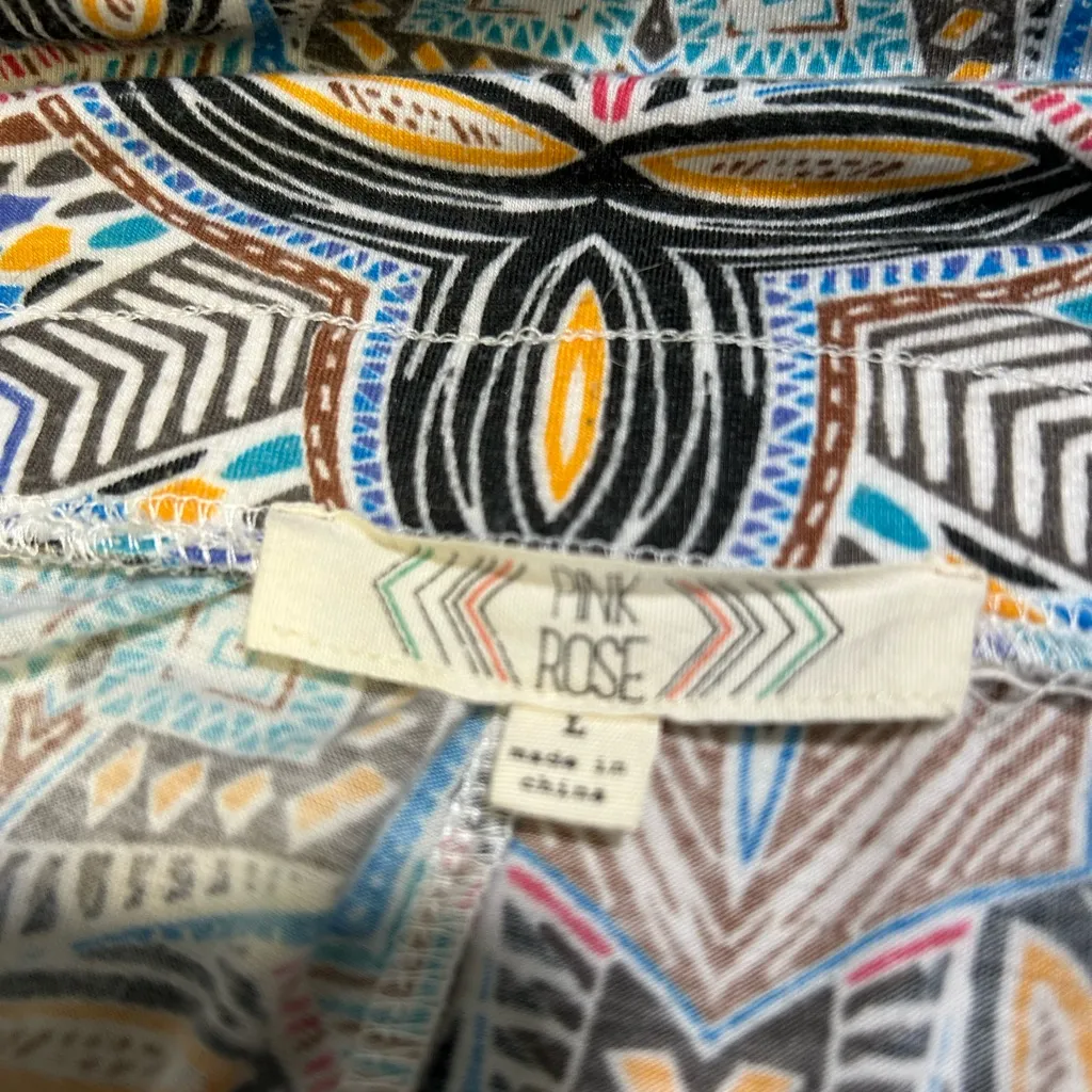 Geometric Southwestern Patterned Maxi Skirt - Multicolor - Image 6