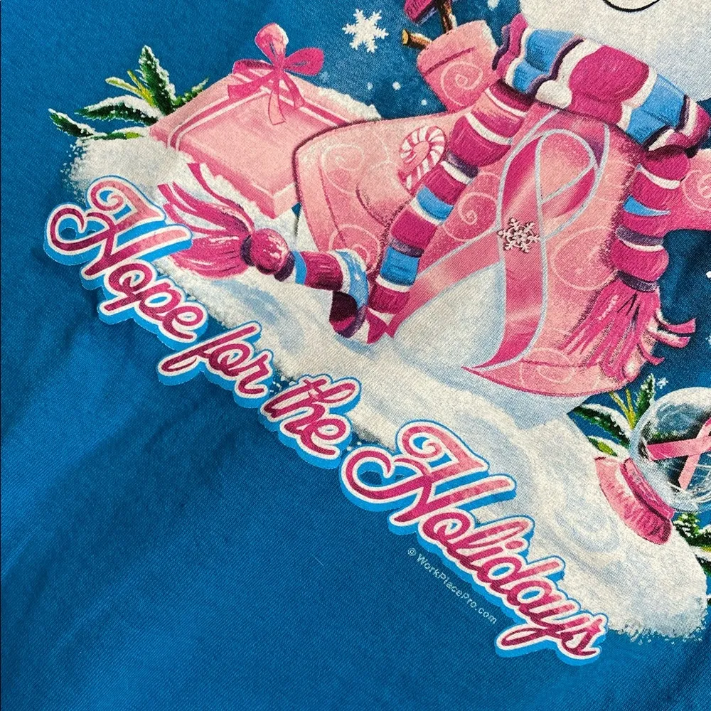 Hope for the Holidays Cancer T-Shirt - Image 5