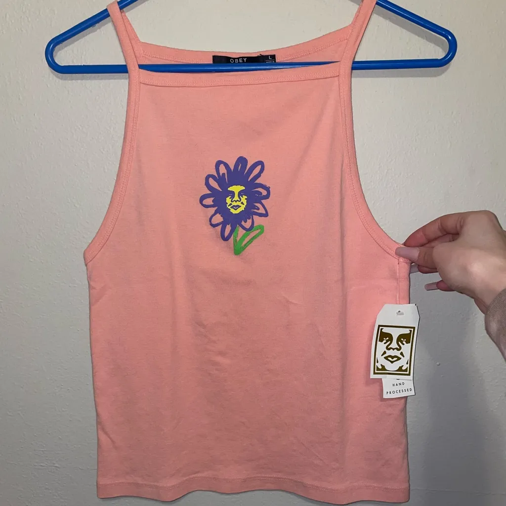 NWOT-Obey graphic tank - Image 2