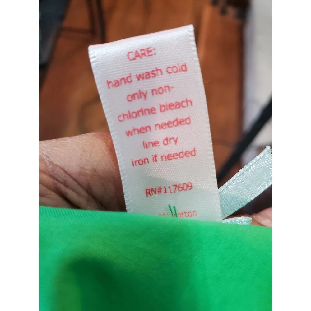 Downeast Womens Green Cotton A Line Side Zipper Casual Knee Length Skirt Size L - Image 7