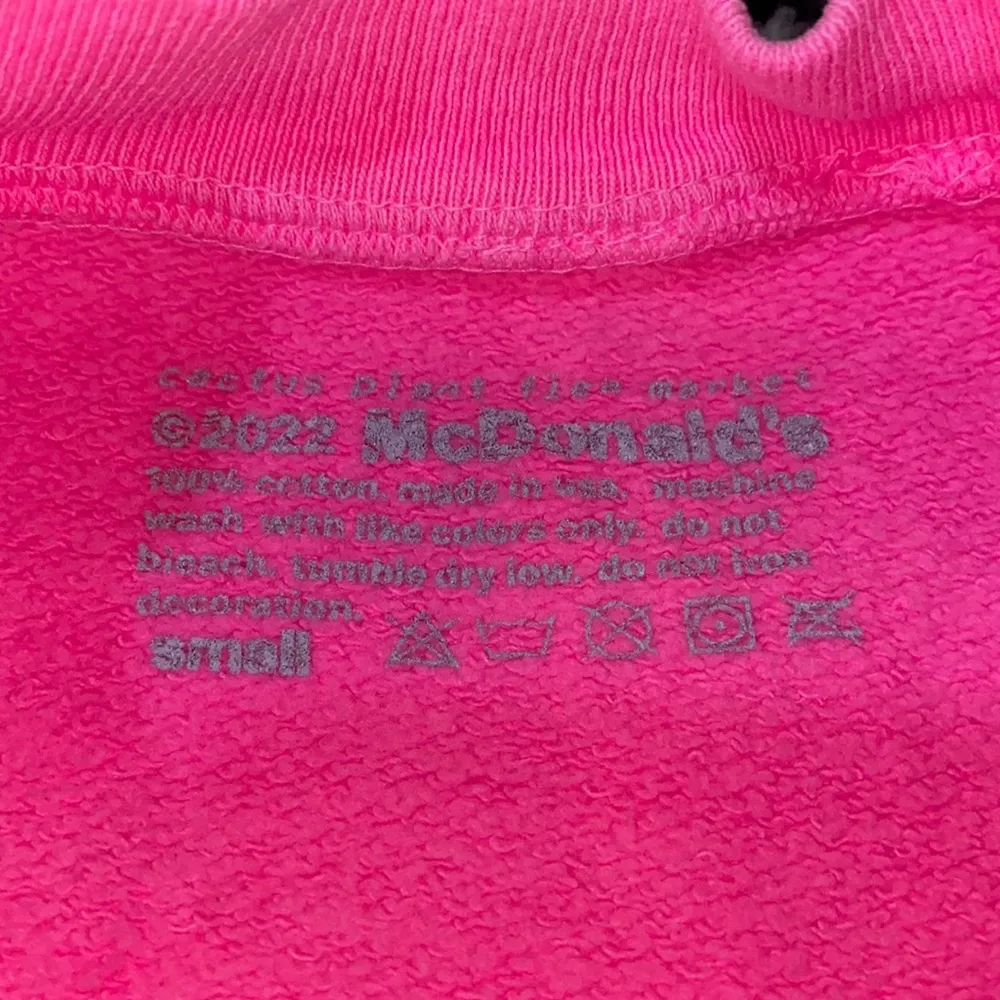 Cactus Plant Flea Market CPFM x McDonald’s seeing double mcdonald's crewneck Pink - Image 3