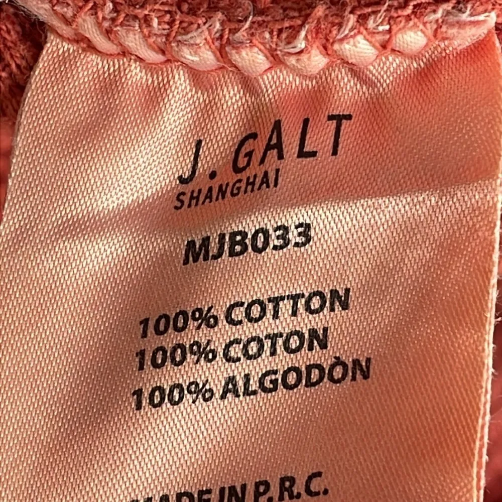 Brandy Melville John Gault Orange Thermal Long Sleeve Pullover - Image 4