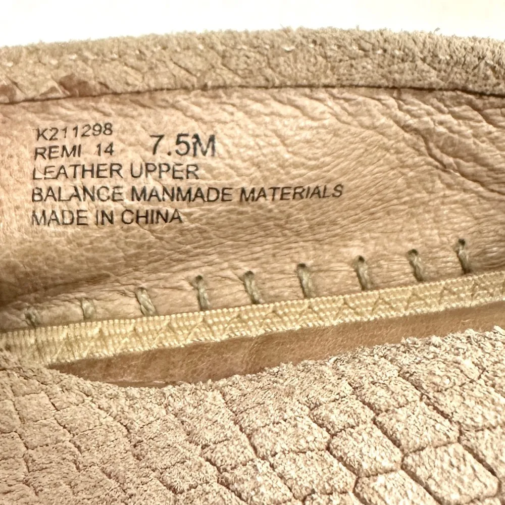 Adam Tucker Me Too Remi Shoes Women's 7.5 Beige Blush Espadrilles Leather - Image 12