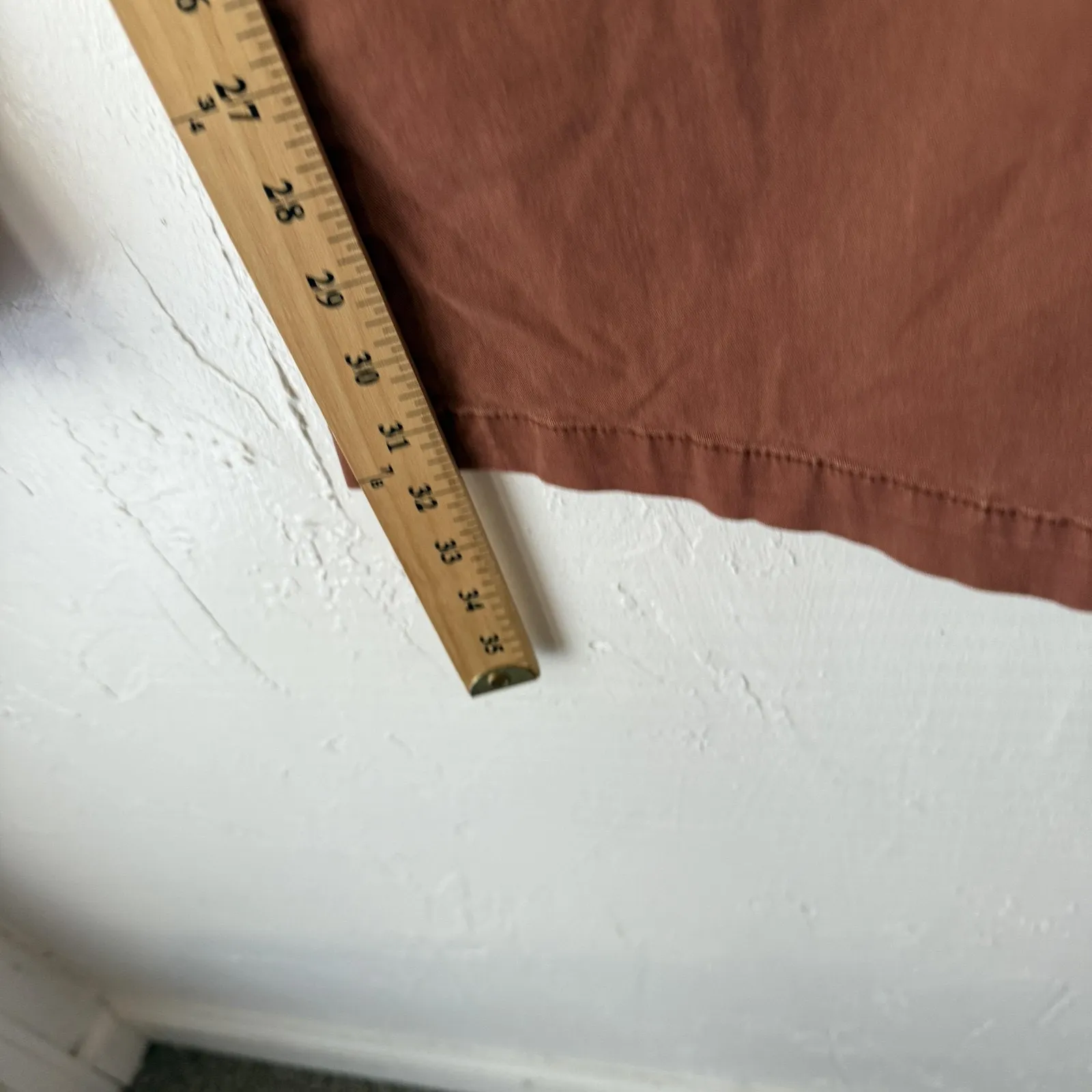 American Eagle Pants Y2k 10 Long Brown Kick‎ Boot Stretch Casual Chino Flare - Image 6