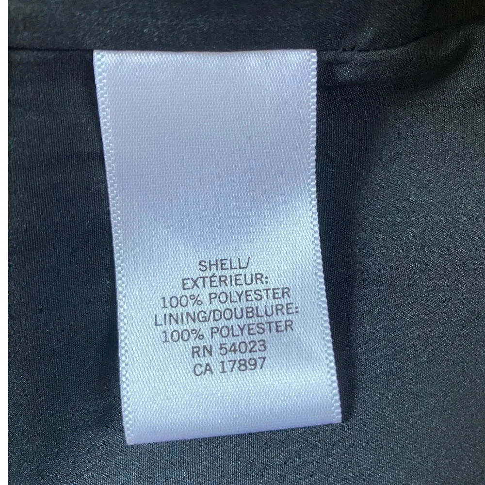 Banana Republic Sleeveless Print Wrap Cool Neutral Dress Abstract Floral - EUC 4 - Image 10