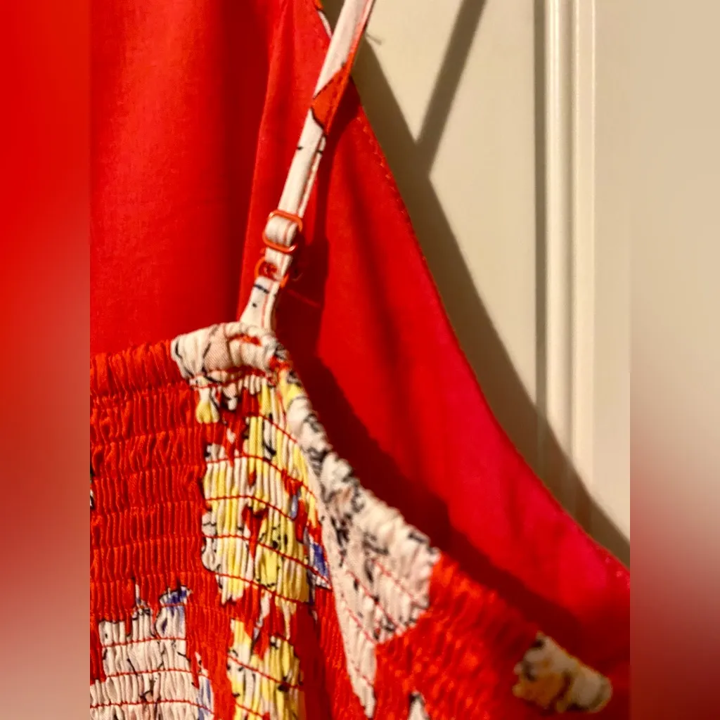 Band of Gypsies Pink Halter Long Maxi Dress with Floral Design - Image 4