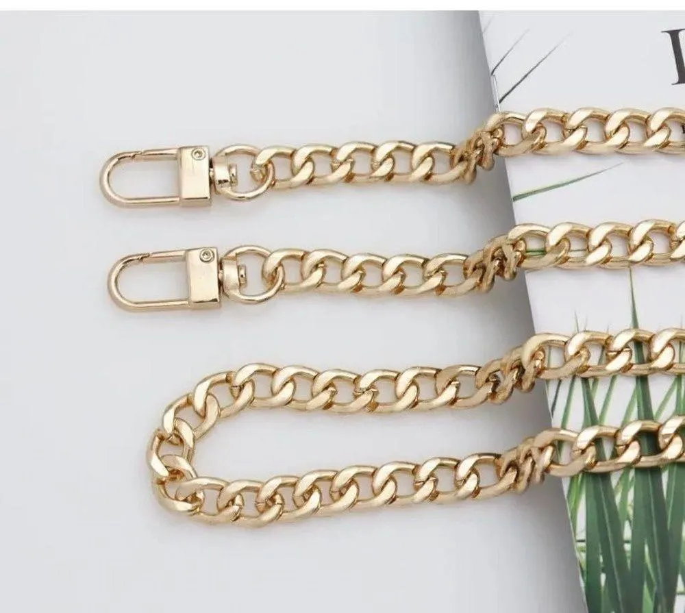 NIB Dark Silver Purse Chain Strap Shoulder Crossbody Replacement Straps - Image 3