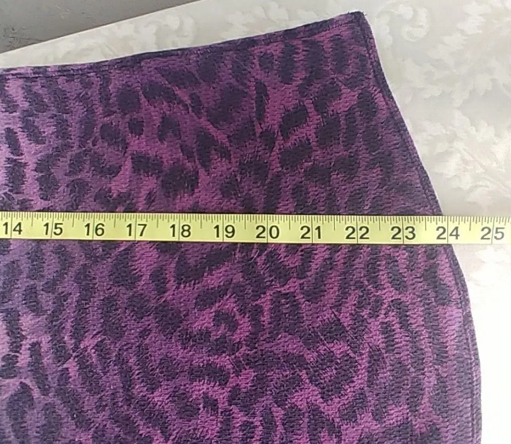 Lucky Brand Ombre Thermal Animal Print Shirt Top - Image 7