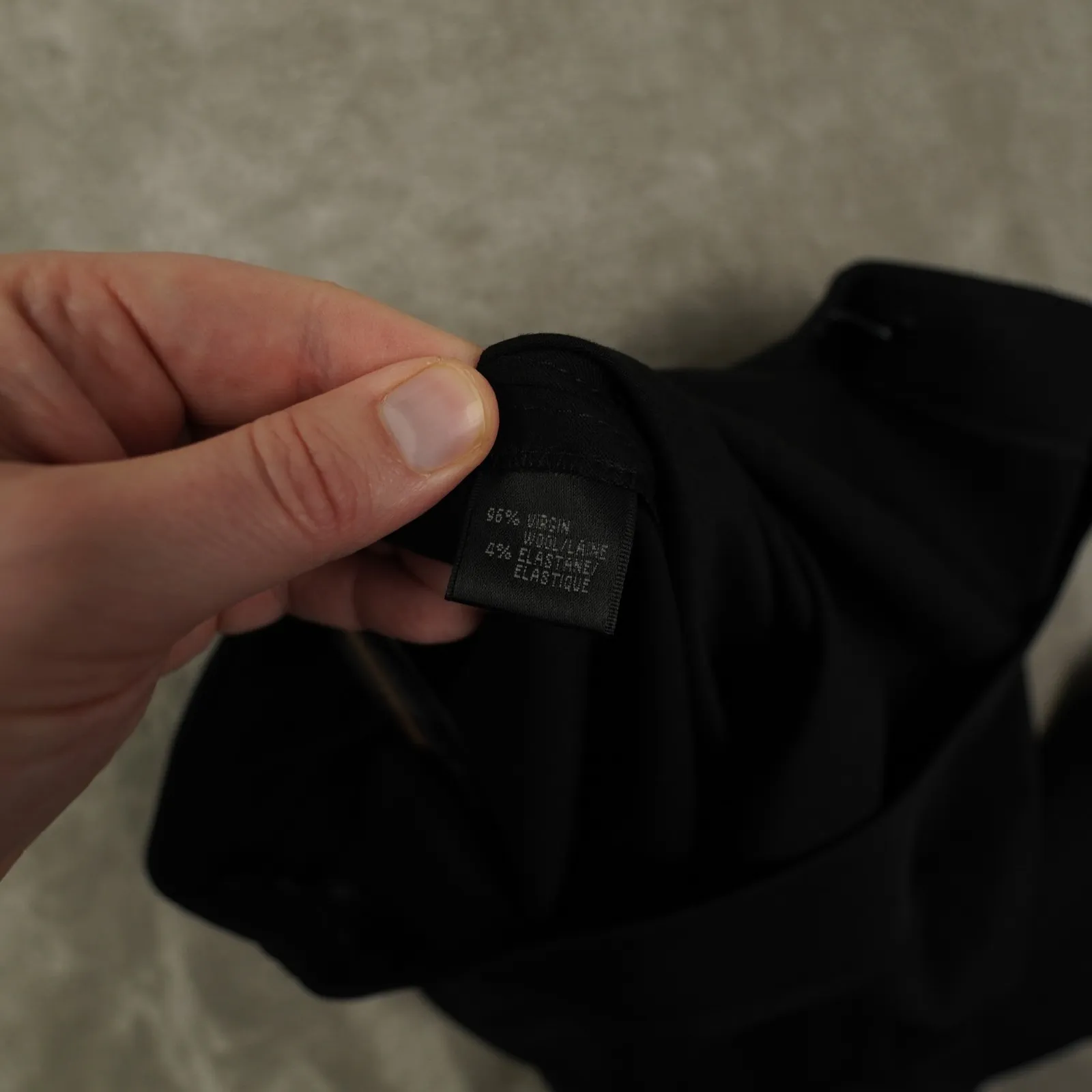 Lafayette 148 Menswear Pants Women's 12 Black Wool Trouser Career Stretch City - Image 14