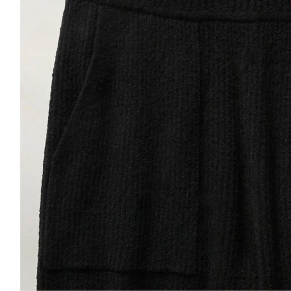 NWT Athleta Women’s Felicity Cozy Knit Wide Leg Pant Black Large Cashmere Blend‎ - Image 8