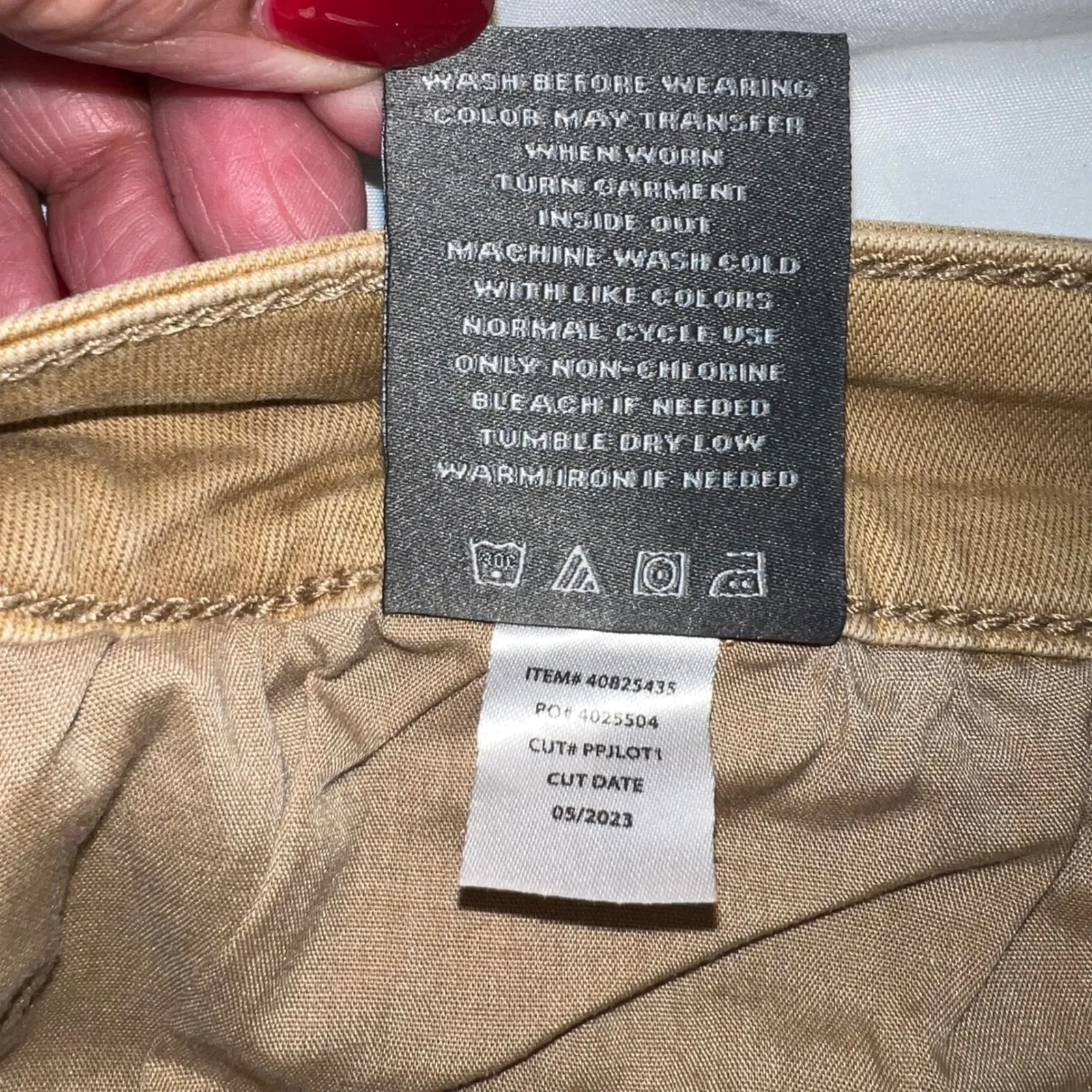 Torrid Perfect Slim Boot Super Soft Vintage Tan Twill Pants Womens 28S Career - Image 7