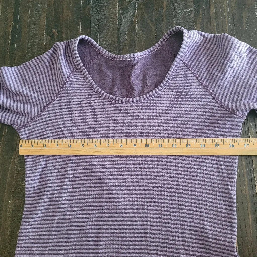 Lululemon Long Sleeve Classic Stripe Reversible Women's Size S - Image 6