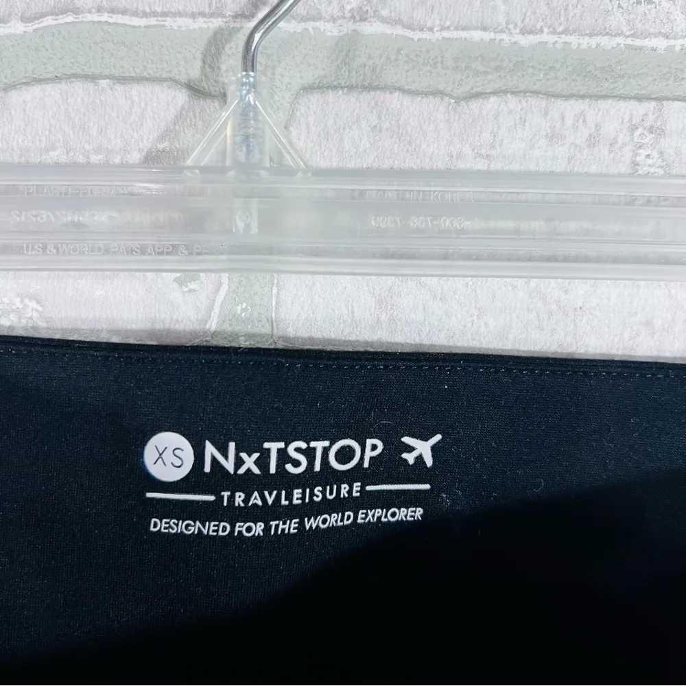 NxTSTOP Travleisure Jet Travel Black Skinny Pants Size XS - Image 8