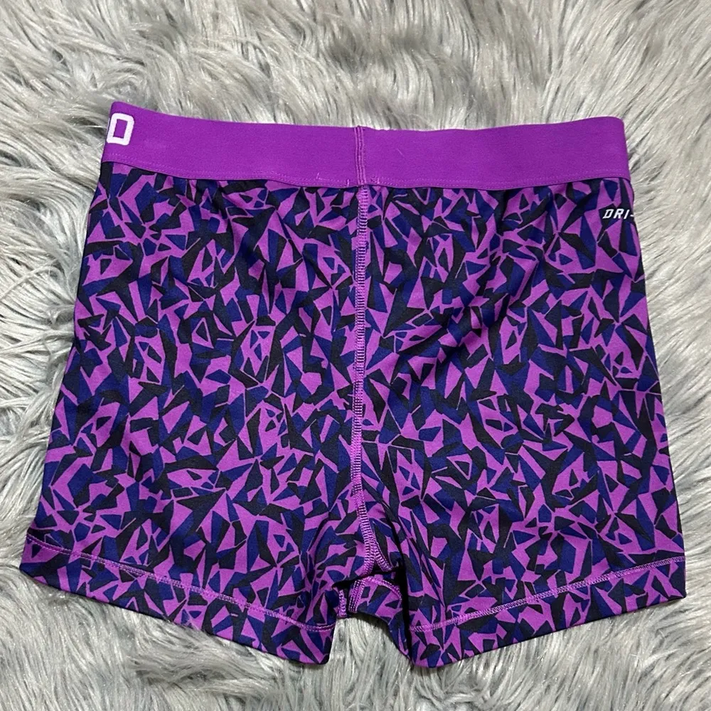 Nike Pro 3" Cool Short Facet Women's Shorts Size Purple Shorts Size Médium - Image 3
