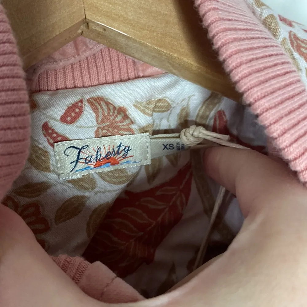 Faherty Arosa velour utility coat in rose smoke size XS - Image 13