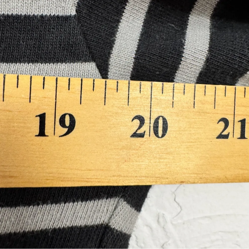 Everlane Black Grey Striped Boat Neck Sweater Womens M Casual Closet Staple Top - Image 9