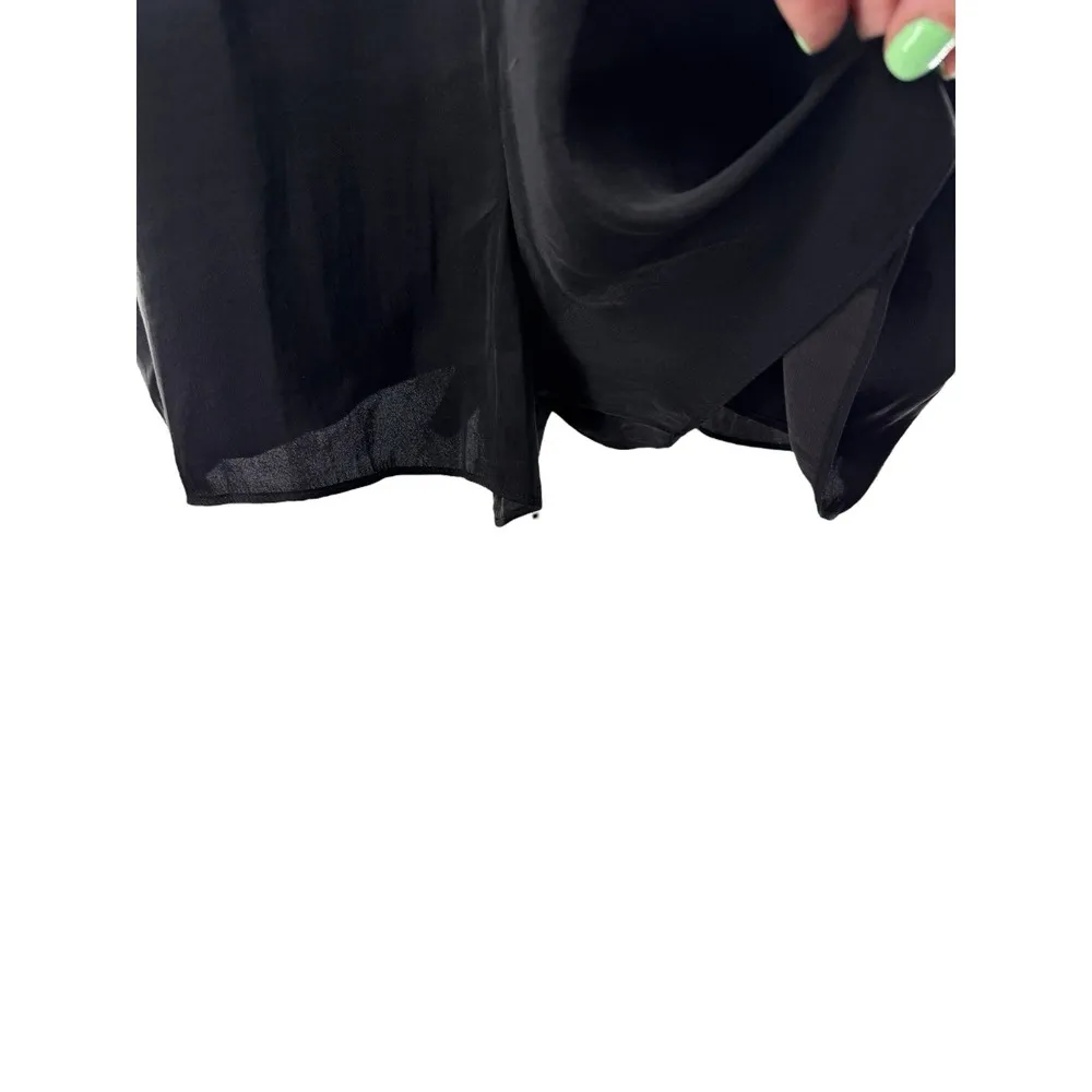 Naked Zebra Romper M Black NWT Halter Neck Keyhole Minimalist High Neck Jumpsuit - Image 5