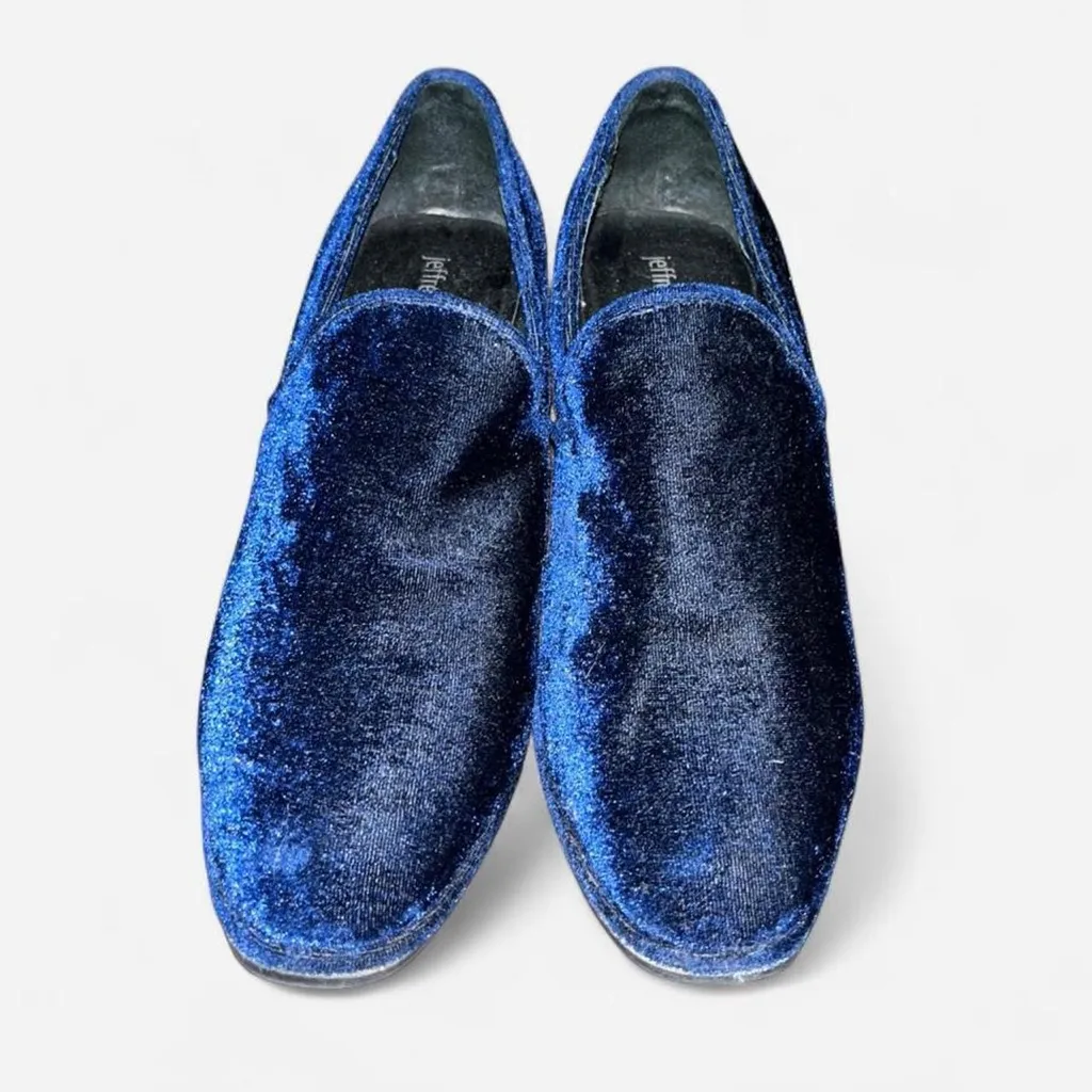 Jeffrey Campbell Blue Velvet Loafers – Women’s Size 7.5 – Block Heel - Image 5