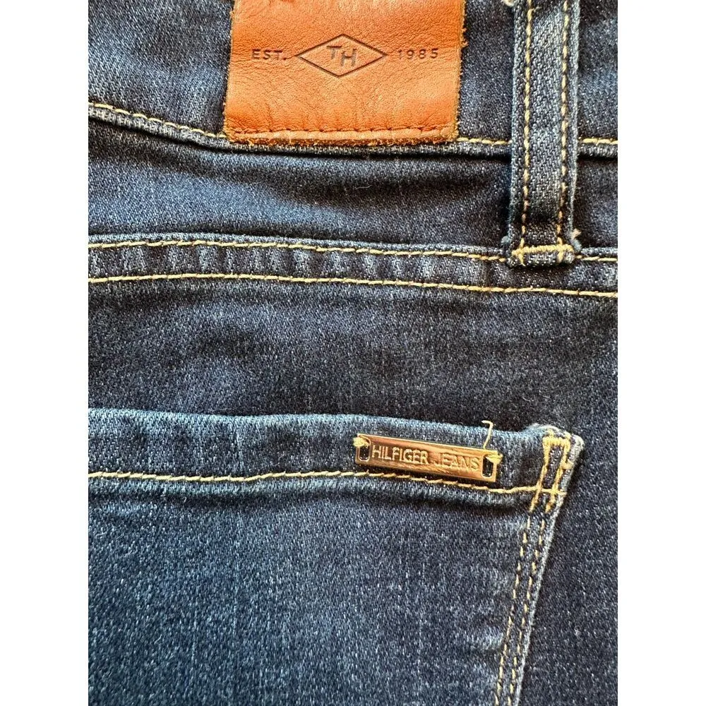 Red White and Blue CLASSIC Tommy Hilfiger Tribeca Skinny Jeans Size 4 - Image 9