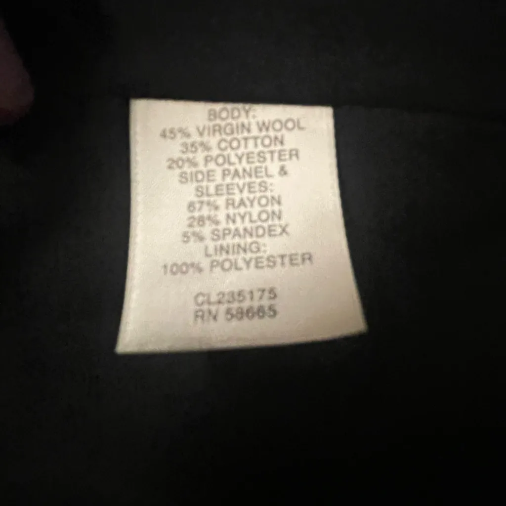 Classiques Entier Charcoal and Black Textured Blazer - Image 6