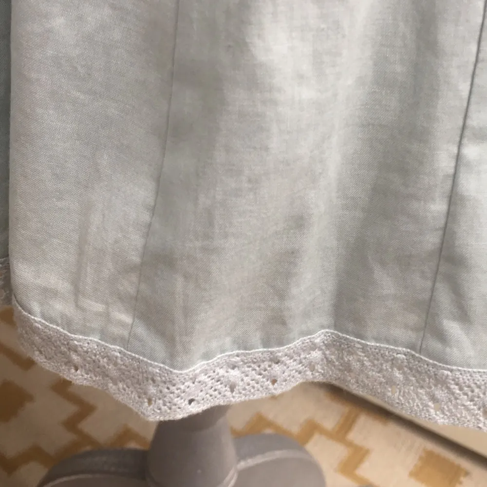 Ted Baker Sage Green Beaded Waist Skirt - Size 4 - Image 3