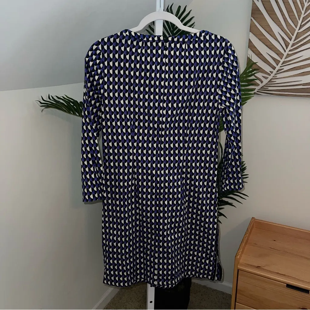 J Crew Jet Set Geo Shift Dress Size‎ 2 - Image 6
