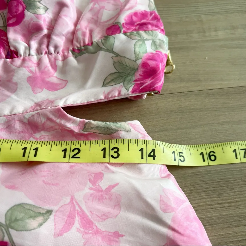 Love Shack Fancy Till Cutout Floral Mini Dress - Image 15