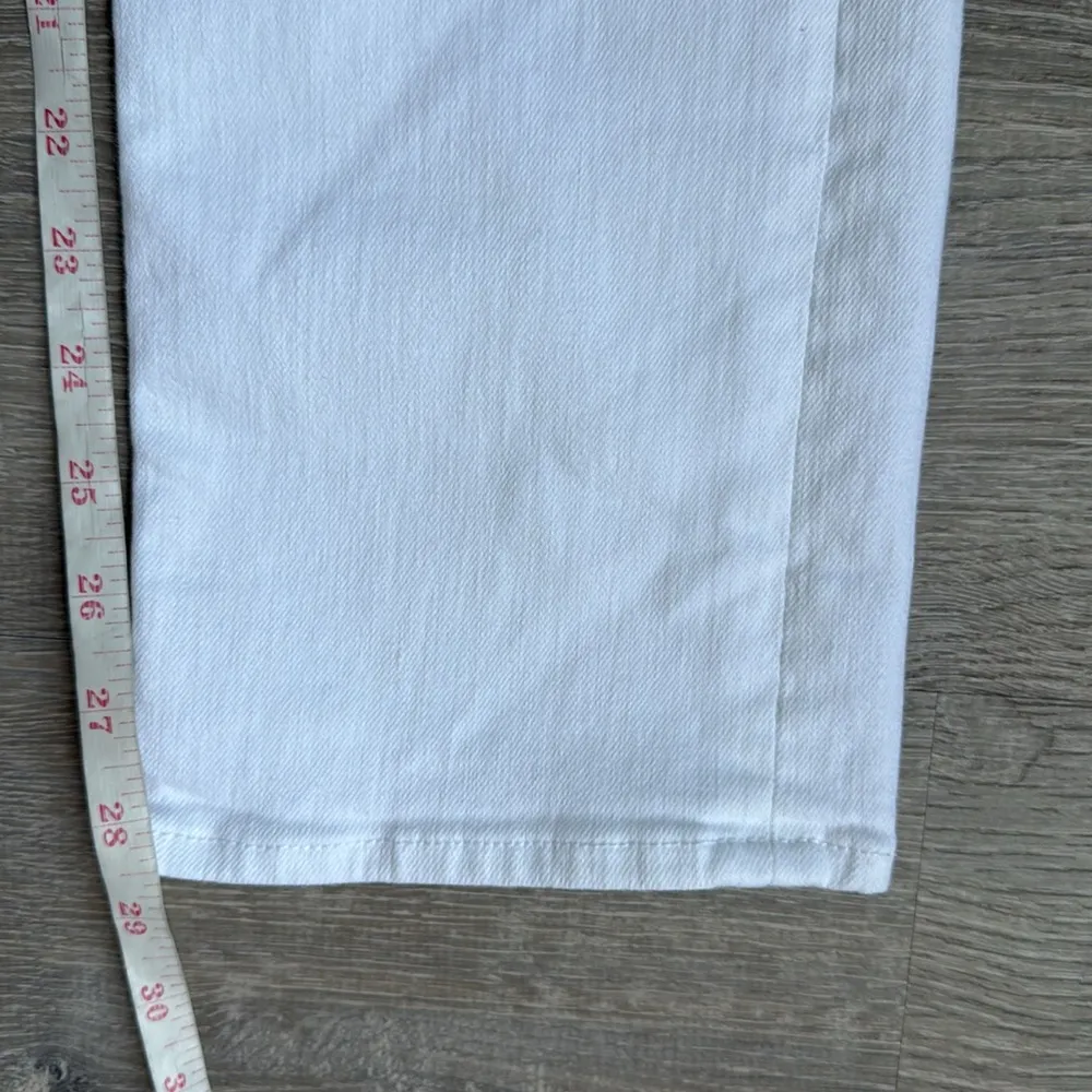 MOTHER HIGH WAISTED RIDER ANKLE Fairest Of Them All White Size 28 - Image 10