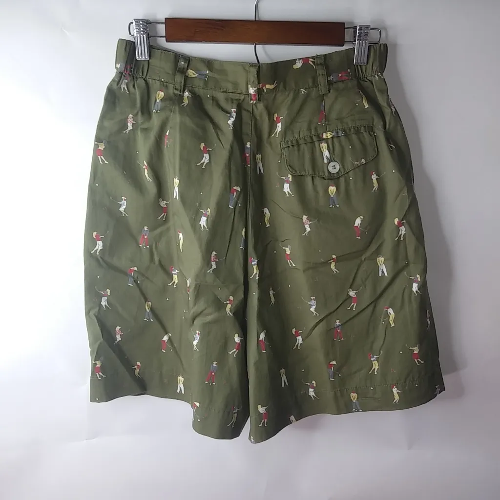 Liz Sport Golf 12 Olive Cotton Shorts - Image 4