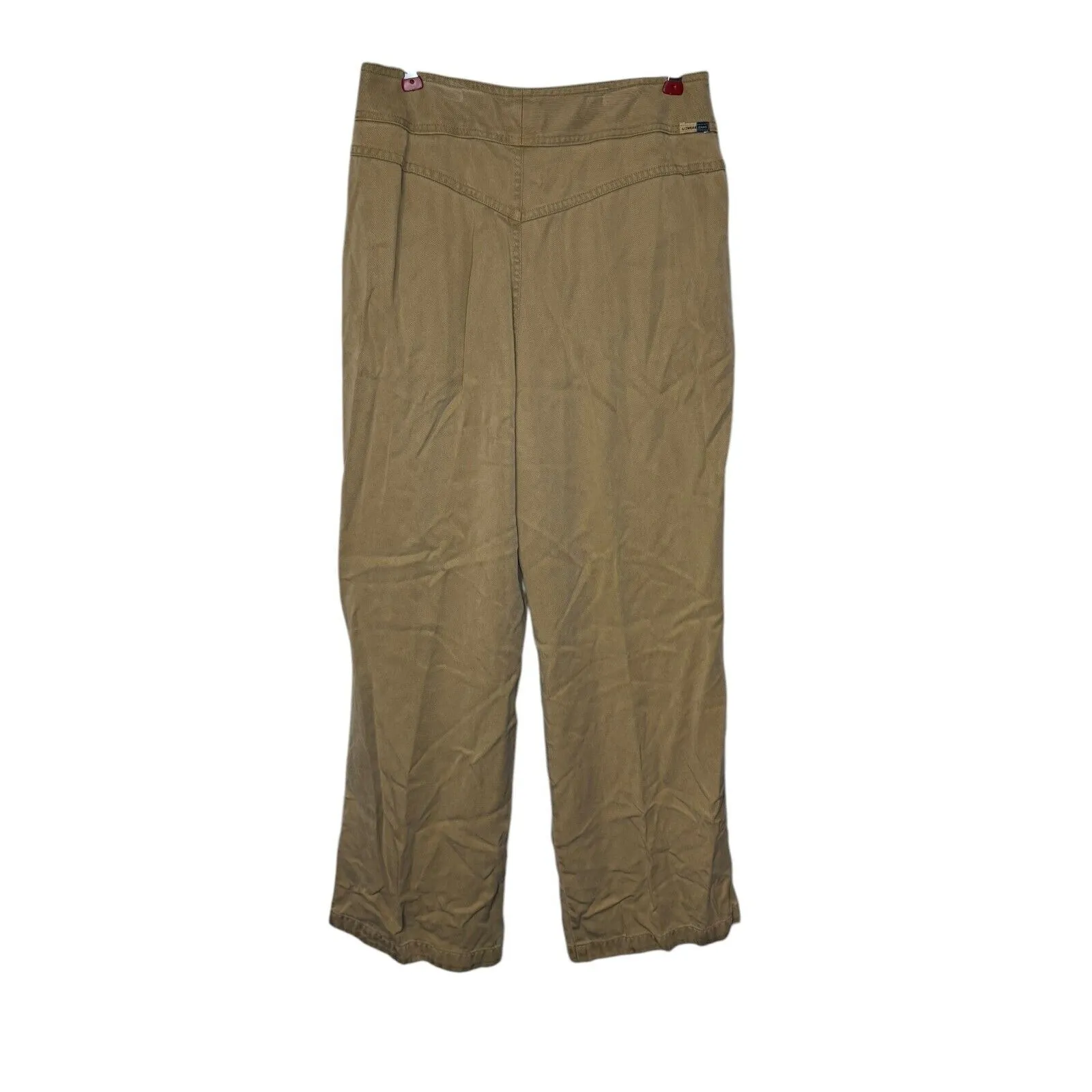 Liz Claibone Women's Pants Chino Audra Straight Cropped‎ Trouser Tan Sz. 8 NWT - Image 9