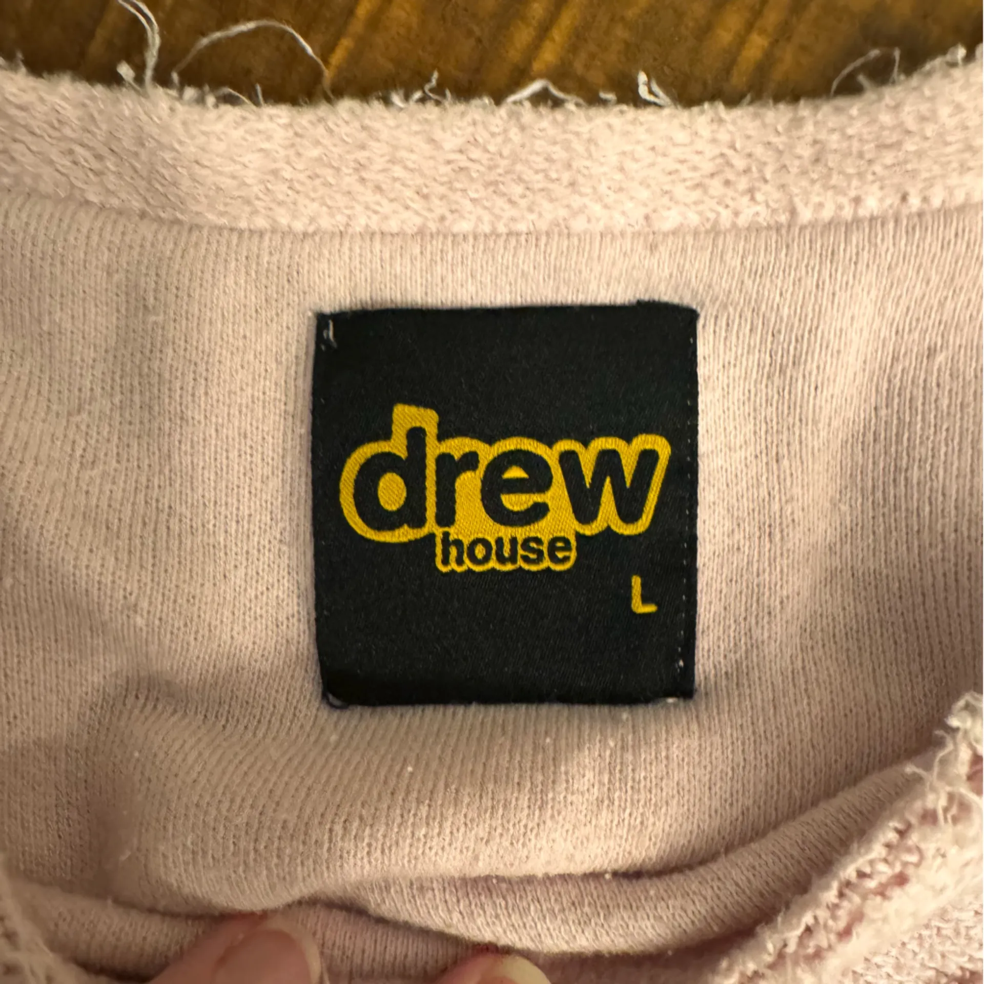 DREW Light Pink Crew Neck Sweater - Image 5