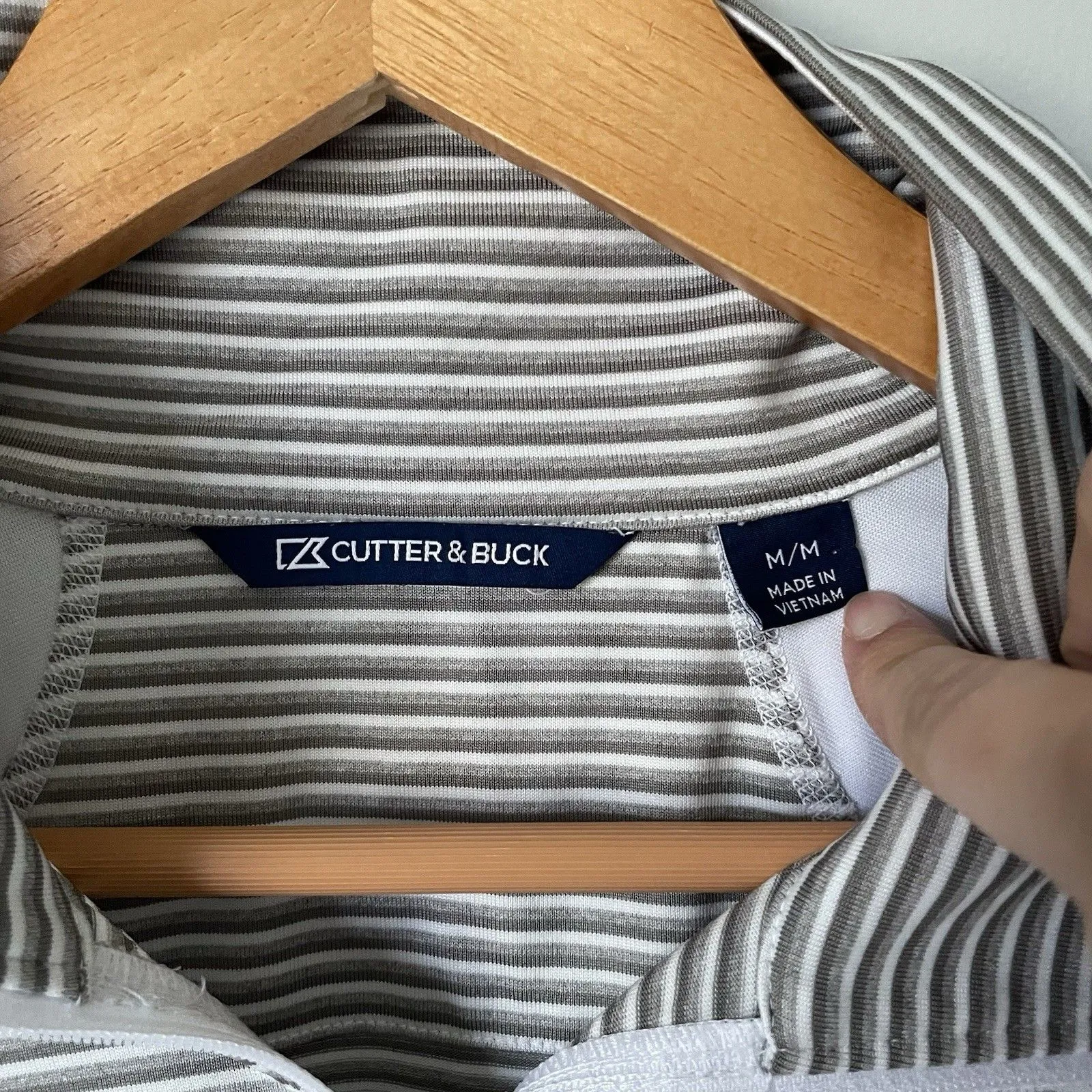 Cutter & Buck DryTec Forge Women's Detroit Lions Half Zip Athletic Top Size M - Image 9