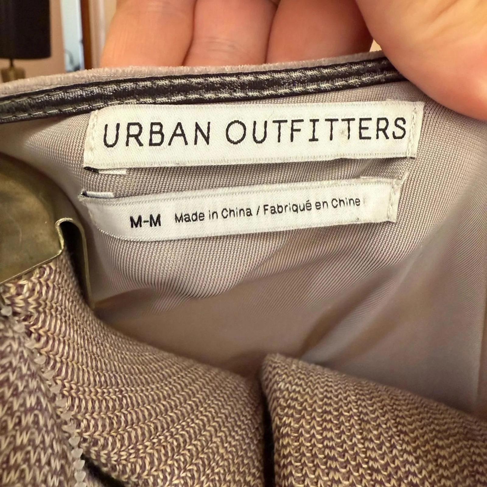 NWT Silver Velvet Long Sleeve Ruched Deep V-Neck Top by Urban Outfitters M - Image 3