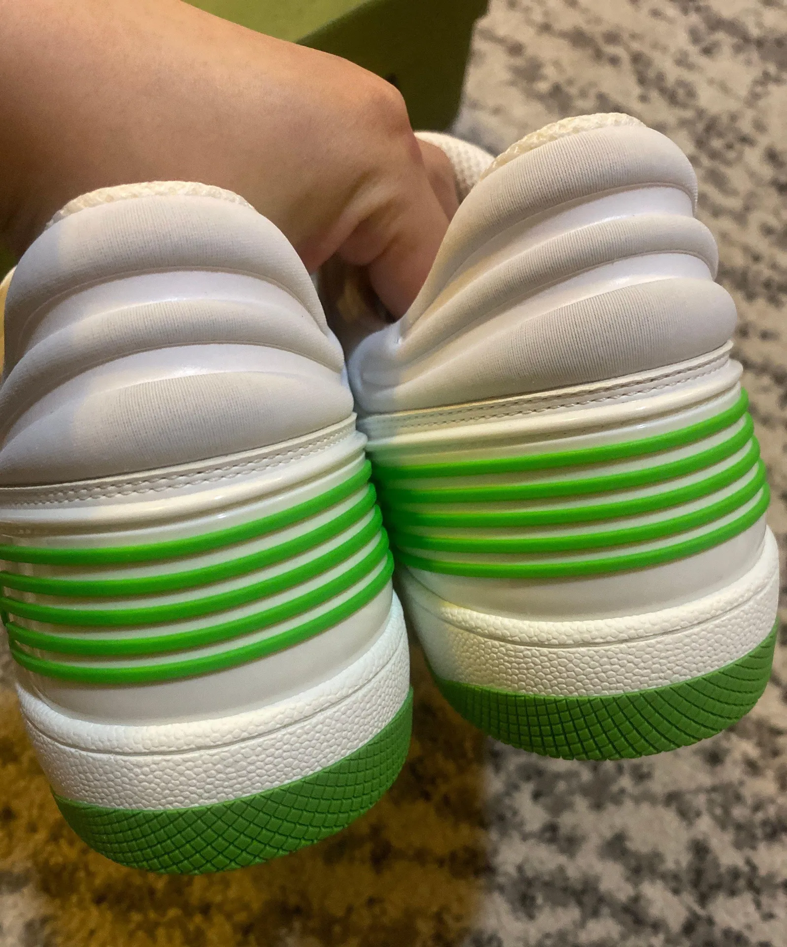 Basket Low White Demetra Green Size 39 - Image 6