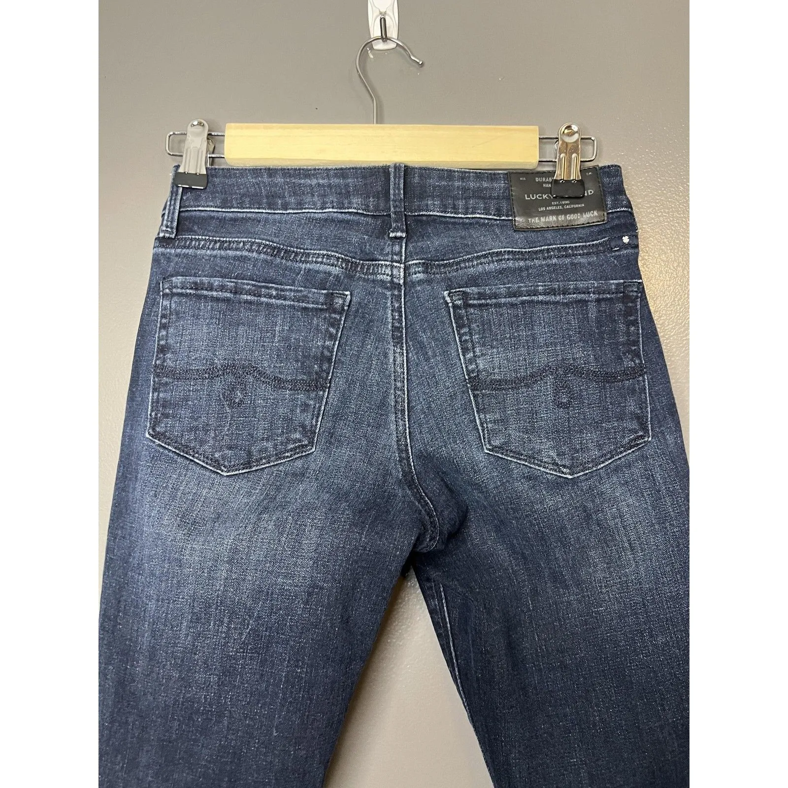 Lucky Brand Lolita Skinny Jeans Womens 2 26 Long Blue Dark Wash Stretch Denim - Image 5