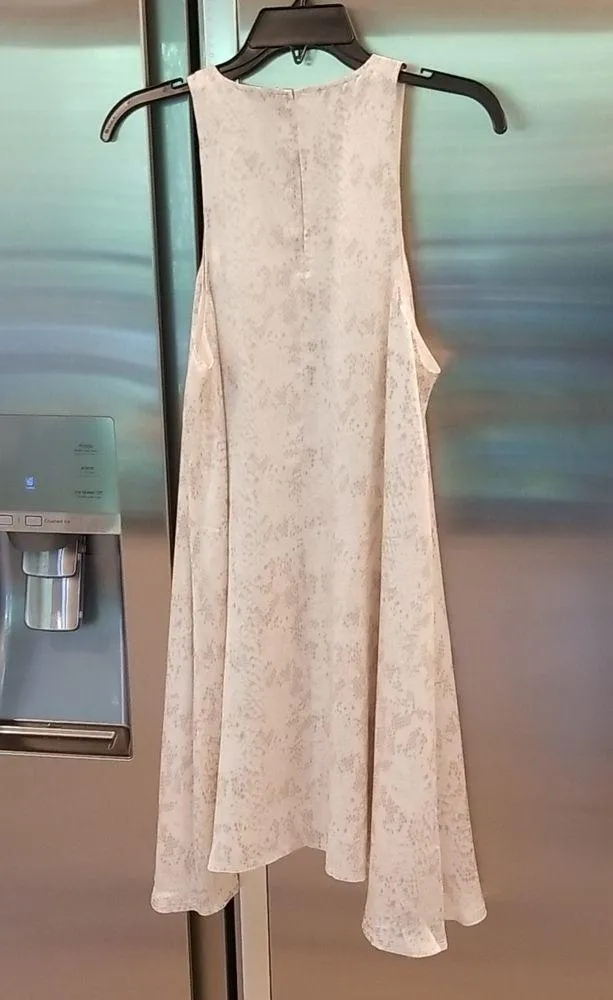 đź’•ATM ANTHONY THOMAS MELILLOđź’• Pale Pink Snake Print Silk Mini Dress Small S - Image 10